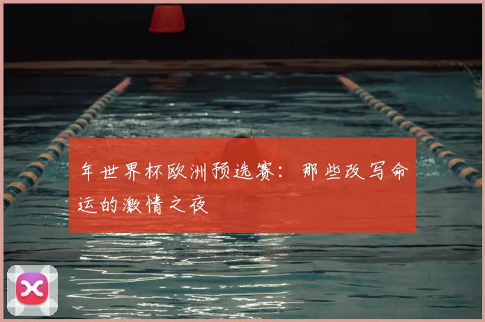 年世界杯欧洲预选赛:那些改写命运的激情之夜